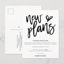 Bröllop Ny Plan Spara Datum Stilig Manus