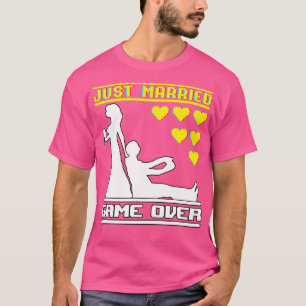 Bröllop Nygifta Game Over T Shirt