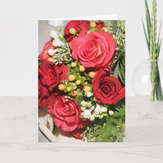 Bröllop Önskemål Kort (Framsida)