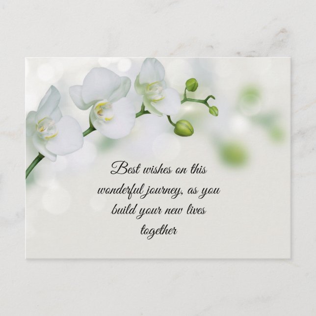 Bröllop önskemål vykort (Framsida)