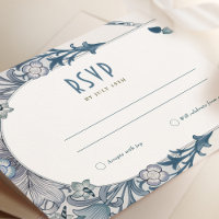 Bröllop OSA Art nouveau Dusty Blue W Morris