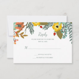 Bröllop OSA av Blommigten Blended Families Garden Kort