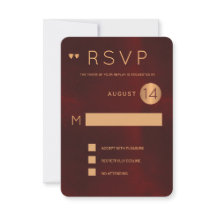 Bröllop OSA av burgiskt kopparkoppar i mörk