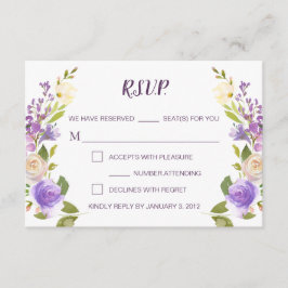 Bröllop OSA av Lilac Watercolor-Blommigt
