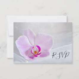 Bröllop OSA av rosa Orchid och Möhippa Veil