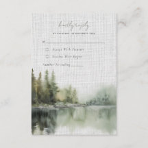 Bröllop OSA av skog för Rustik grönt