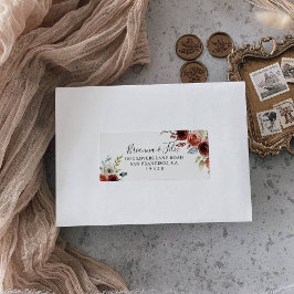 Bröllop OSA för  av Blommigt för vår-Elegant Adressetikett