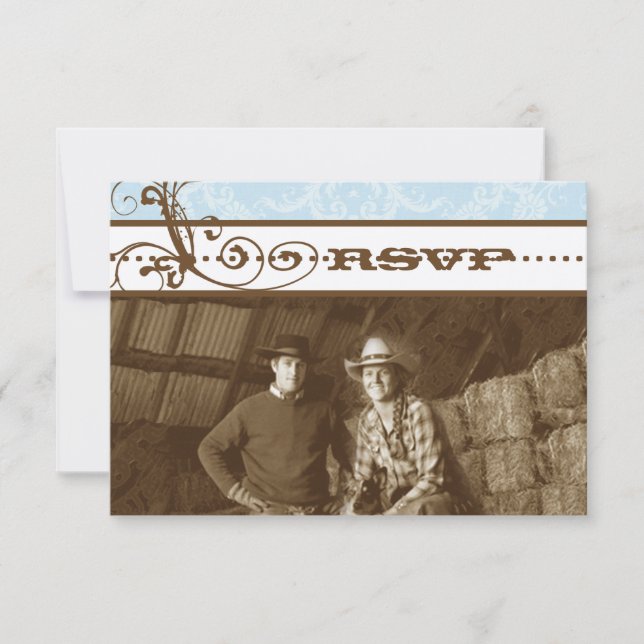 Bröllop OSA för blå Funky (Framsida)