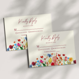 Bröllop OSA för blomsterVild för blommor Kort