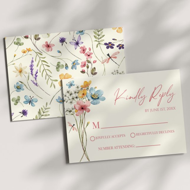 Bröllop OSA för blomsterVild för blommor Kort (Skapare uppladdad)