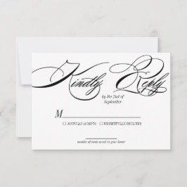 Bröllop OSA för elegant Calligraphy
