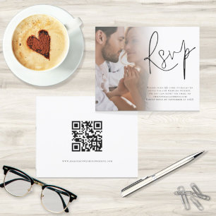 Bröllop OSA för QR-kod för budgetskriptfoto