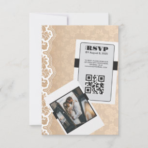 Bröllop OSA för QR-kod för elegant