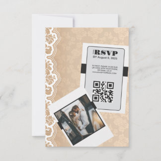 Bröllop OSA för QR-kod för elegant