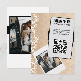 Bröllop OSA för QR-kod för elegant