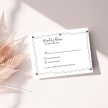 Bröllop OSA för skriptillustrationer i Hand plocka