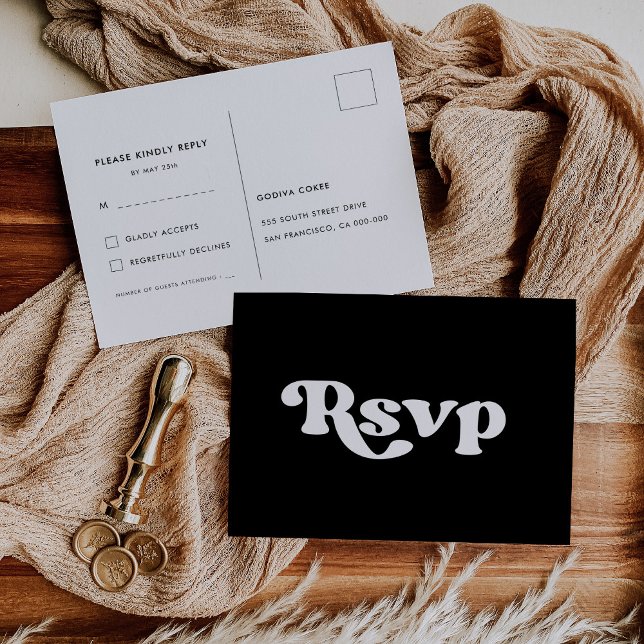 bröllop OSA för snyggt - svartvitt Vykort (Skapare uppladdad)