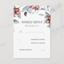 Bröllop OSA för vattenfärg i plommon Lila blommor