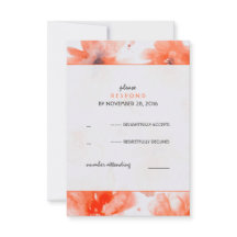 Bröllop OSA för vattenfärgsblommor, Contemporary