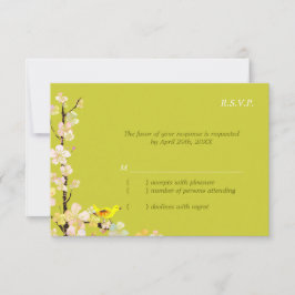 Bröllop OSA för vimatisk Grönt av fågeläpple Kort