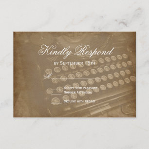 Bröllop OSA för vintage Anque Typewriter