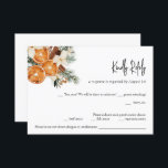Bröllop OSA för Winter Boho-blommigt Inbjudningar<br><div class="desc">Boho Bröllop OSA Card. Hitta matchande objekt i vår Boho Bröllop-samling!</div>