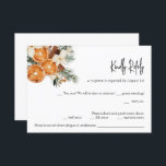 Bröllop OSA för Winter Boho-blommigt Inbjudningar<br><div class="desc">Boho Bröllop OSA Card. Hitta matchande objekt i vår Boho Bröllop-samling!</div>