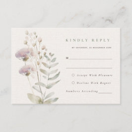 Bröllop OSA-kort för rosor Tilläggskort