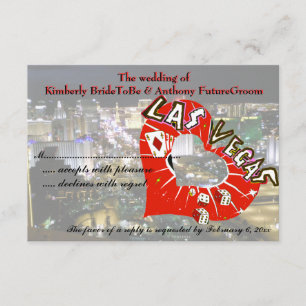 Bröllop OSA Las Vegas Valentine Kort