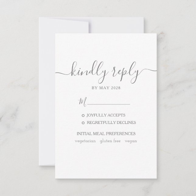 Bröllop OSA med måltider (Framsida)