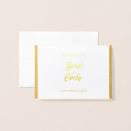 Bröllop OSA Response Foil Card Folierat Kort