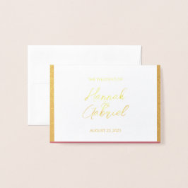 Bröllop OSA Response Foil Card Folierat Kort