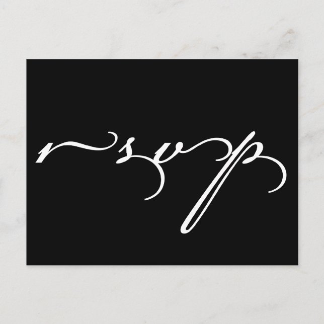 Bröllop OSA vykort (Framsida)