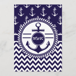 Bröllop på en Frakt eller på en båtankare Inbjudningar