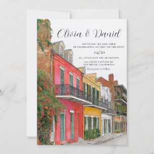 Bröllop på New Orleans-landskapsdestination Inbjudningar
