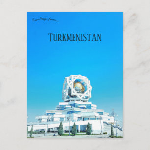 Bröllop Palace i Ashgabat Turkmenistan Vykort
