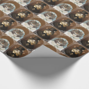 bröllop papper förpackning,bröllop par presentpapper