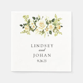 Bröllop Papper Pappersservett