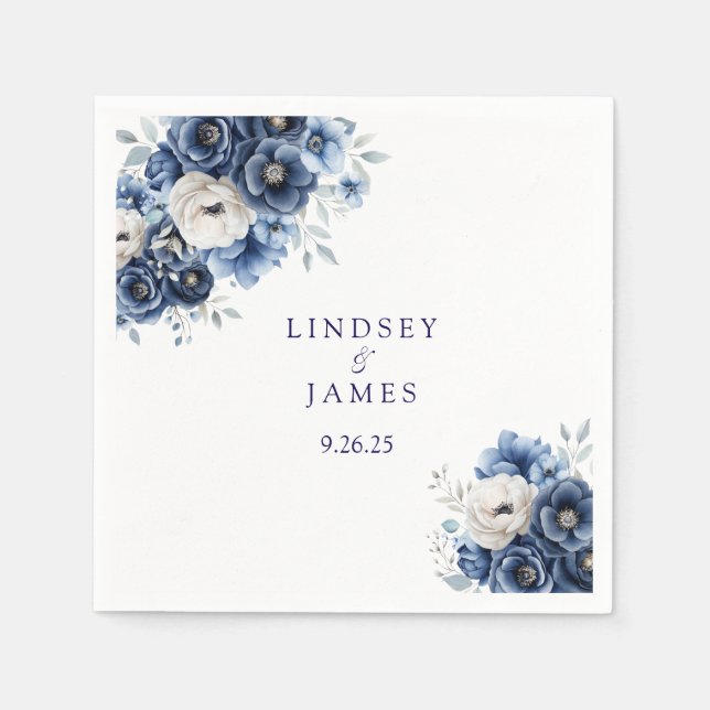 Bröllop Papper Pappersservett (Framsidan)