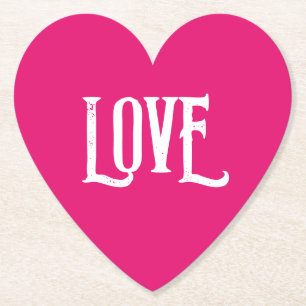 BRÖLLOP PAPPER UNDERLÄGG KÄRLEK FAVORS