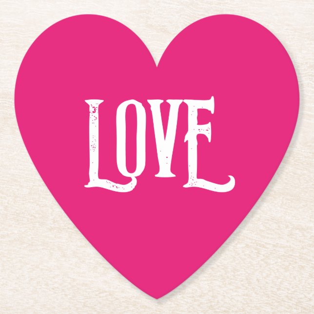 BRÖLLOP PAPPER UNDERLÄGG KÄRLEK FAVORS (Framsida)