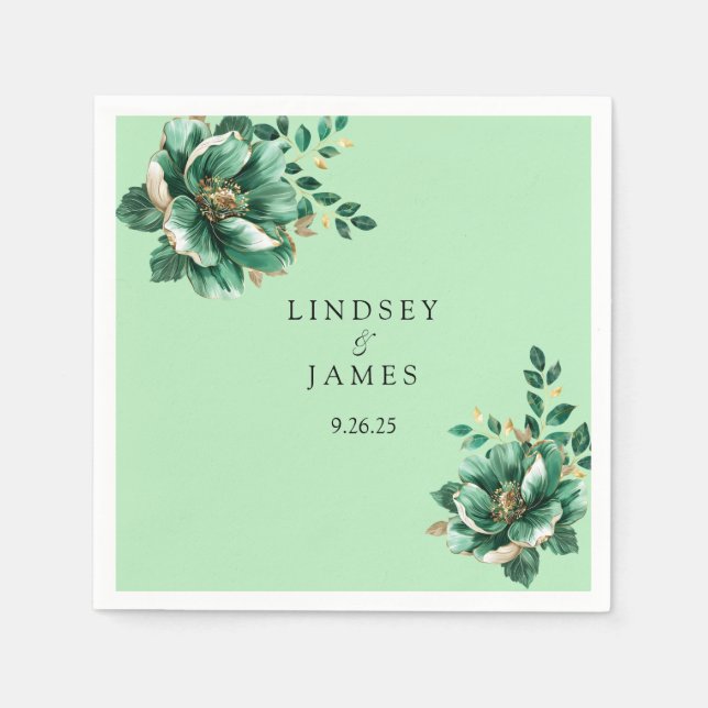 Bröllop Pappersservett (Framsidan)