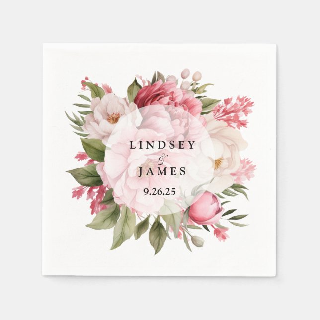 Bröllop Pappersservett (Framsidan)