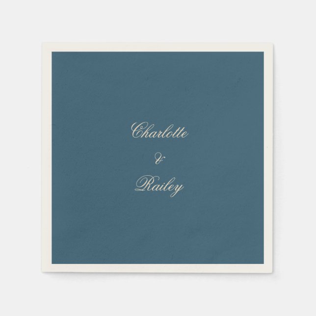 Bröllop Pappersservett (Framsidan)