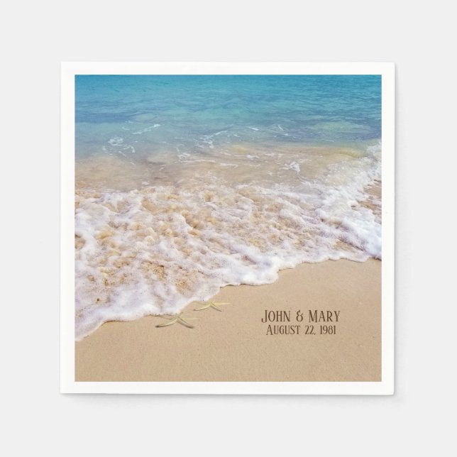 Bröllop Pappersservett (Framsidan)