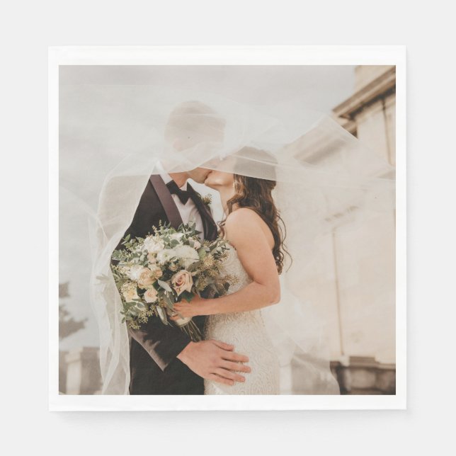 bröllop pappersservett (Framsidan)