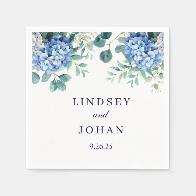 Bröllop Pappra Napkins Pappersservett (Framsidan)