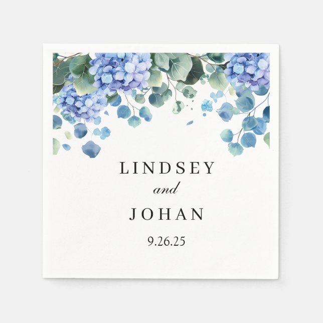 Bröllop Pappra Napkins Pappersservett (Framsidan)