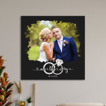 Bröllop par foto Watercolor our Kärlek Story Canvastryck<br><div class="desc">Vår personlig Bröllop par Photo Wall art delar gör en perfekt av ett nygift par gåva. Lägg till ett par foto från bröllop,  anpassa med namn och bröllop-datum så att de kan hålla komen hemma i många år. Anpassa din i dag!</div>