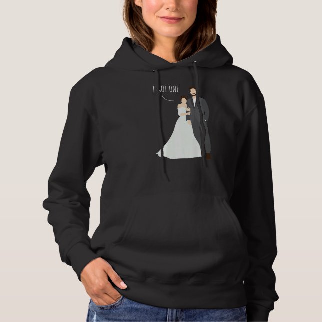 Bröllop par Giftermål Bride Groom T Shirt (Framsida)